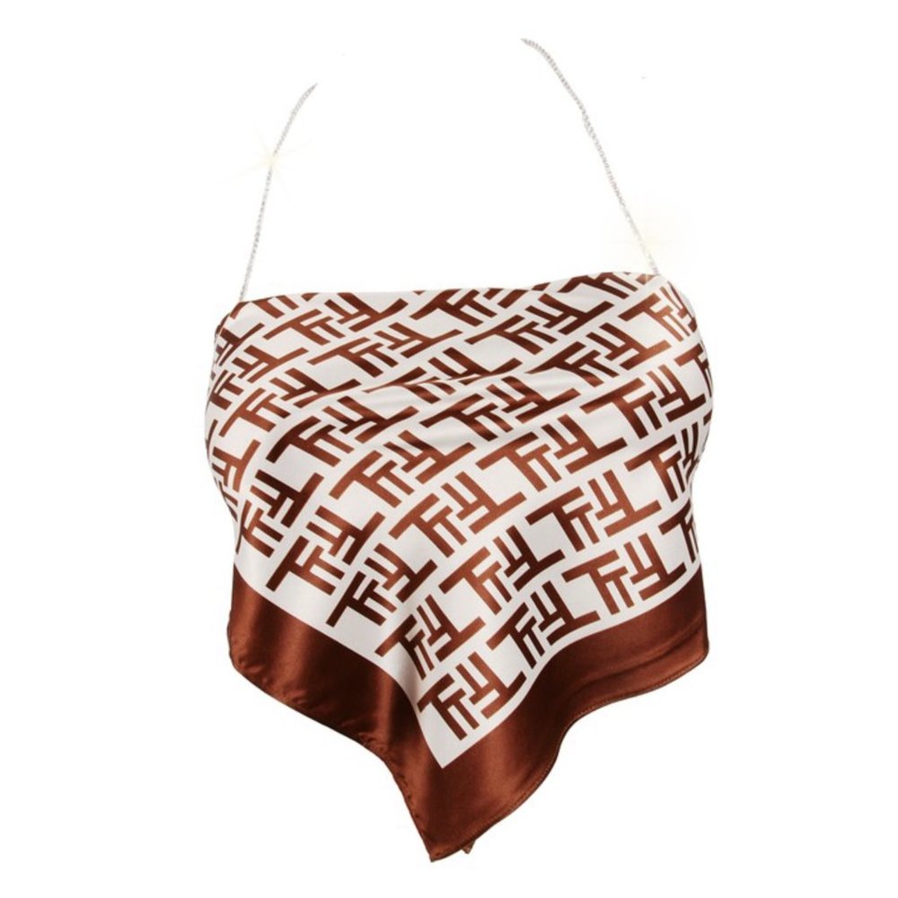 Ocean Drive Diamond Halter Top